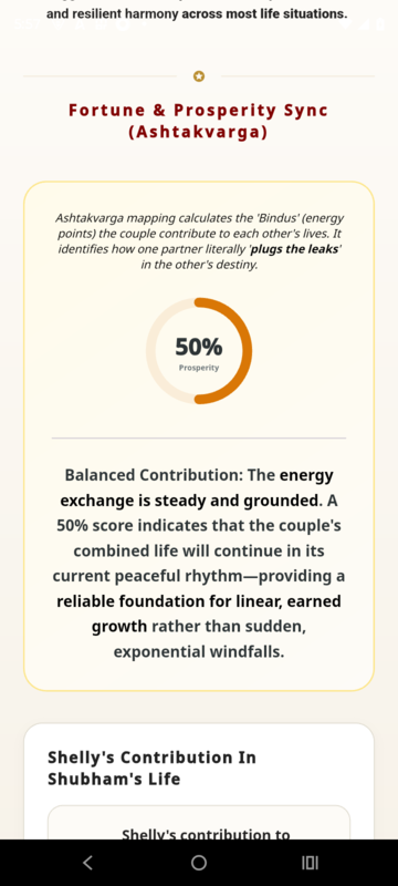 Kundli Milan — Fortune and Prosperity Sync
